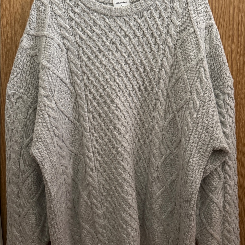 Aritzia Sunday Best Grey Peggy Sweater